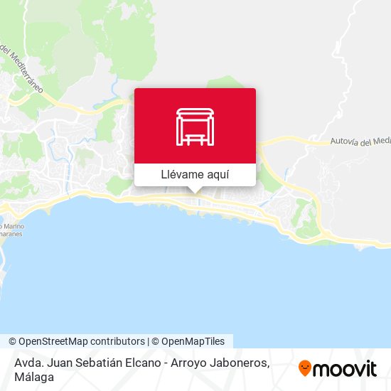 Mapa Avda. Juan Sebatián Elcano - Arroyo Jaboneros