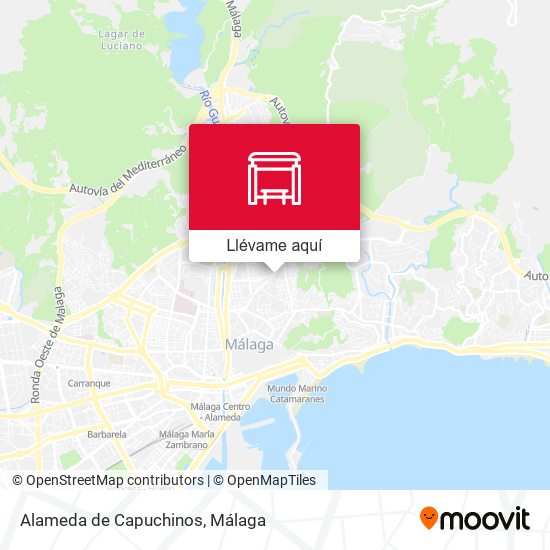 Mapa Alameda de Capuchinos