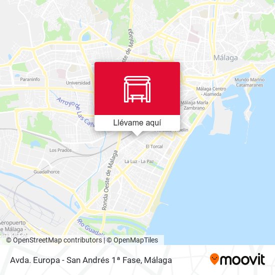 Mapa Avda. Europa - San Andrés 1ª Fase