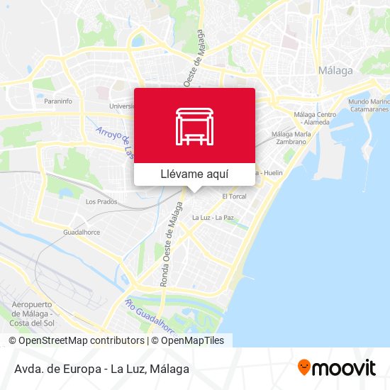 Mapa Avda. de Europa - La Luz