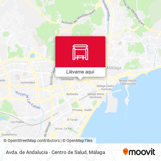 Mapa Avda. de Andalucía - Centro de Salud