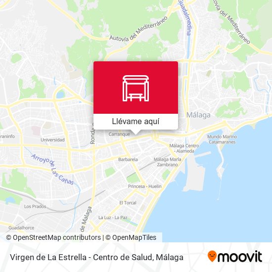 Mapa Virgen de La Estrella - Centro de Salud