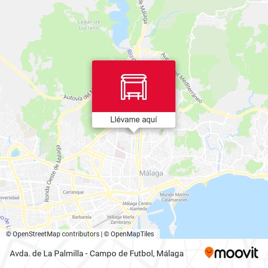 Mapa Avda. de La Palmilla - Campo de Futbol
