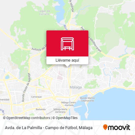 Mapa Avda. de La Palmilla - Campo de Fútbol