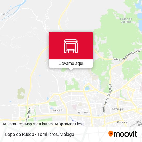 Mapa Lope de Rueda - Tomillares
