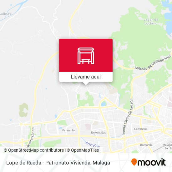 Mapa Lope de Rueda - Patronato Vivienda