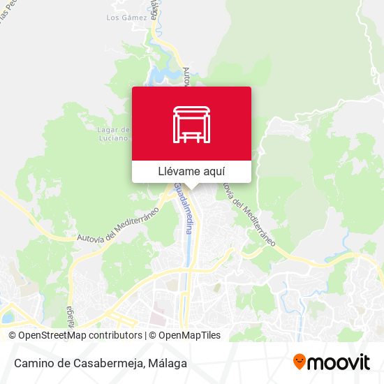 Mapa Camino de Casabermeja