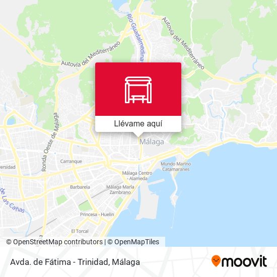 Mapa Avda. de Fátima - Trinidad