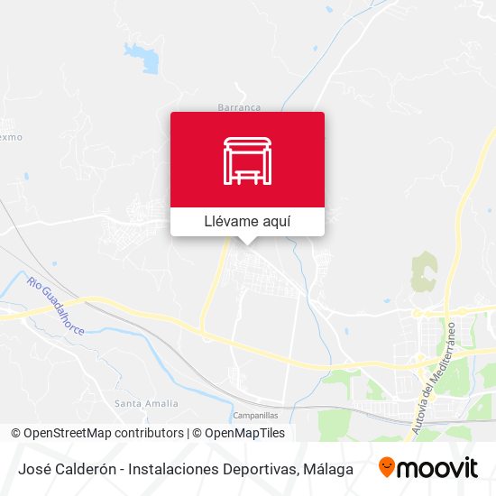 Mapa José Calderón - Instalaciones Deportivas