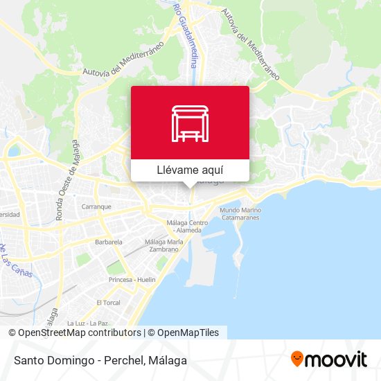 Mapa Santo Domingo - Perchel