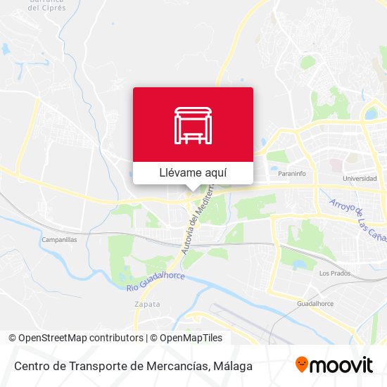 Mapa Centro de Transporte de Mercancías