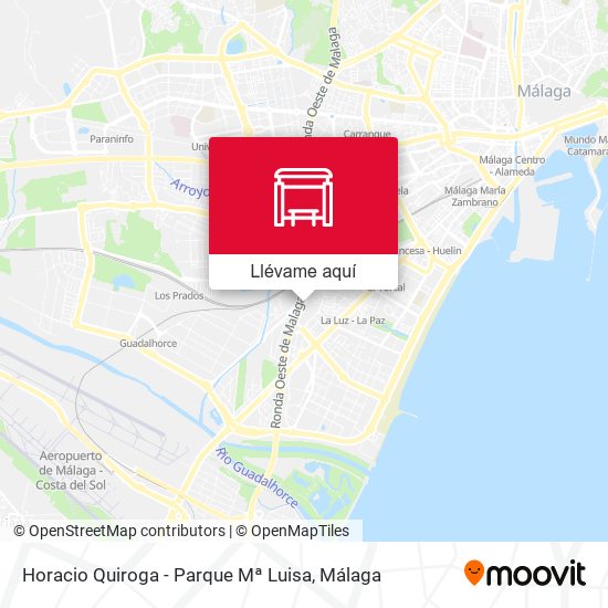 Mapa Horacio Quiroga - Parque Mª Luisa