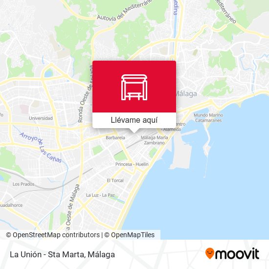 Mapa La Unión - Sta Marta