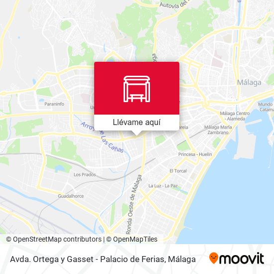 Mapa Avda. Ortega y Gasset - Palacio de Ferias