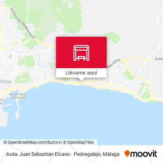 Mapa Avda. Juan Sebastián Elcano - Pedregalejo