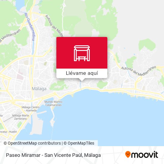 Mapa Paseo Miramar - San Vicente Paúl