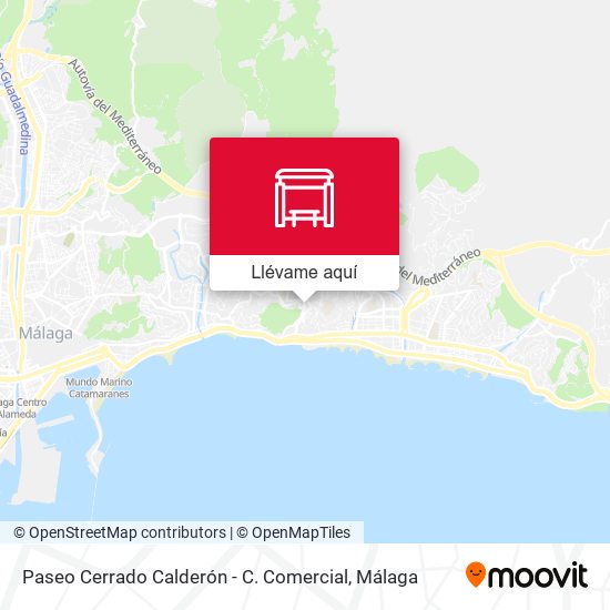 Mapa Paseo Cerrado Calderón - C. Comercial