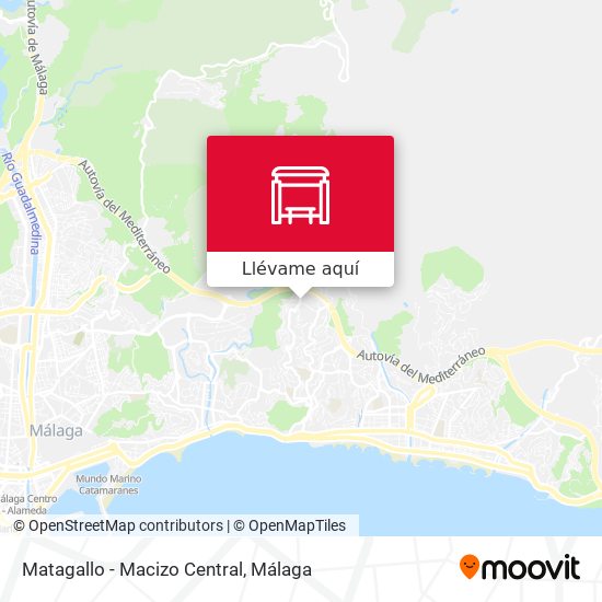Mapa Matagallo - Macizo Central