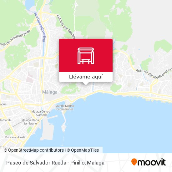 Mapa Paseo de Salvador Rueda - Pinillo