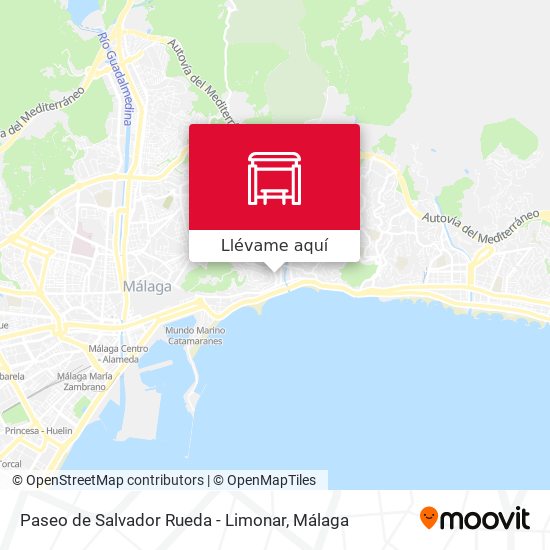 Mapa Paseo de Salvador Rueda - Limonar