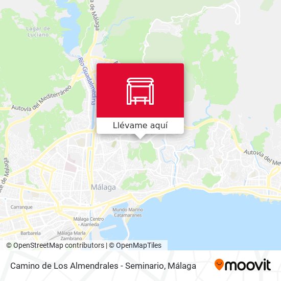 Mapa Camino de Los Almendrales - Seminario