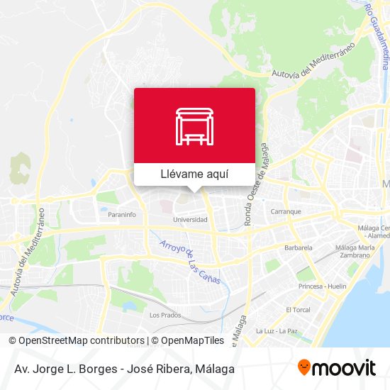 Mapa Av. Jorge L. Borges - José Ribera