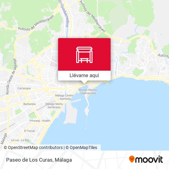 Mapa Paseo de Los Curas