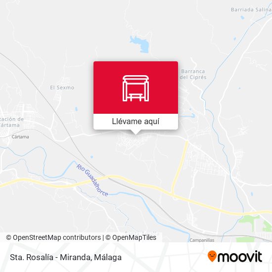 Mapa Sta. Rosalía - Miranda