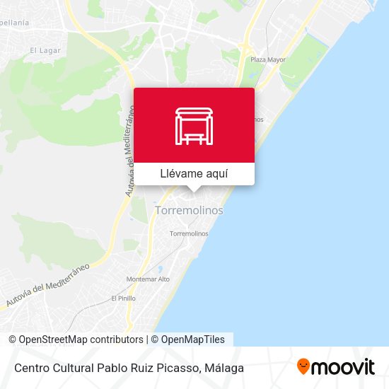 Mapa Centro Cultural Pablo Ruiz Picasso
