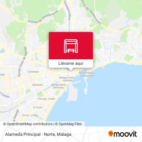 Mapa Alameda Principal - Norte