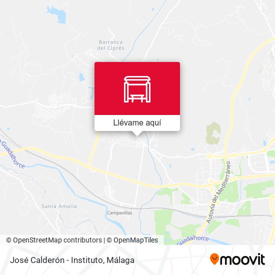 Mapa José Calderón - Instituto