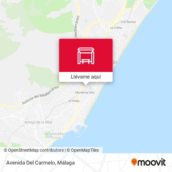 Mapa Avenida Del Carmelo