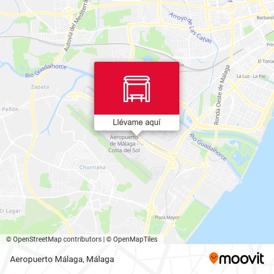 Mapa Aeropuerto Málaga