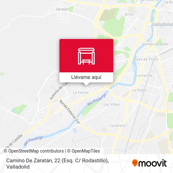Mapa Camino De Zaratán, 22 (Esq. C/ Rodastillo)