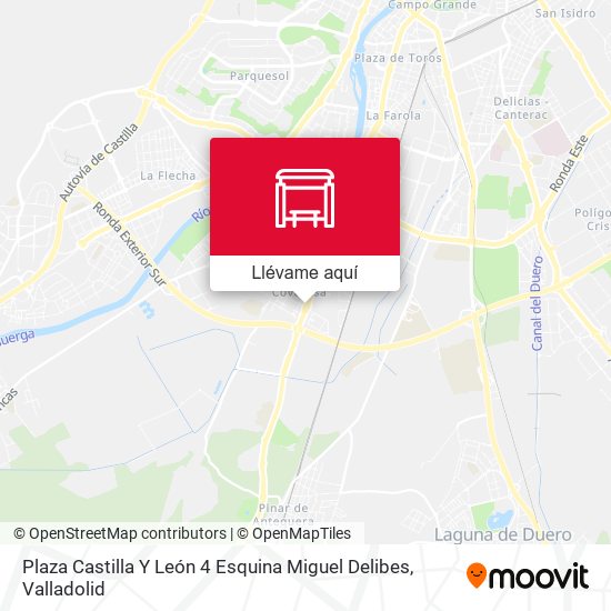 Mapa Plaza Castilla Y León 4  Esquina Miguel Delibes