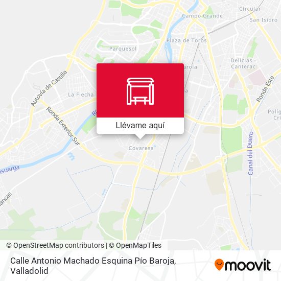Mapa Calle Antonio Machado Esquina Pío Baroja