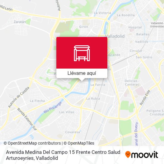 Mapa Avenida Medina Del Campo 15 Frente Centro Salud Arturoeyríes