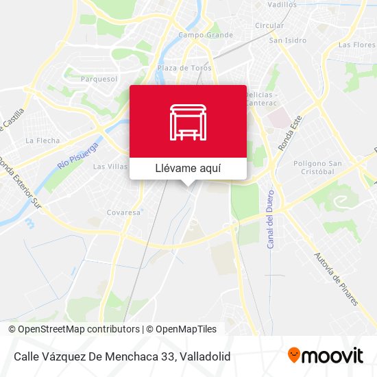 Mapa Calle Vázquez De Menchaca 33