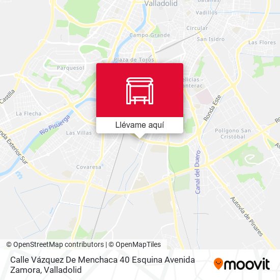 Mapa Calle Vázquez De Menchaca 40 Esquina Avenida Zamora