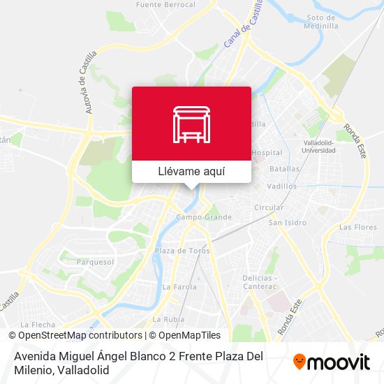 Mapa Avenida Miguel Ángel Blanco 2 Frente Plaza Del Milenio
