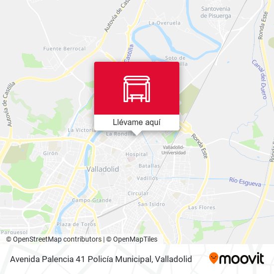 Mapa Avenida Palencia 41 Policía Municipal