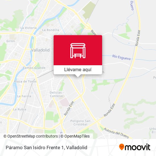 Mapa Páramo San Isidro Frente 1