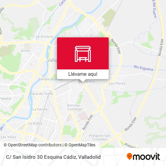 Mapa C/ San Isidro 30 Esquina Cádiz