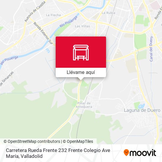 Mapa Carretera Rueda Frente 232 Frente Colegio Ave María