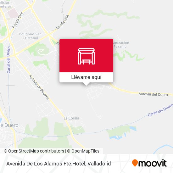 Mapa Avenida De Los Álamos Fte.Hotel