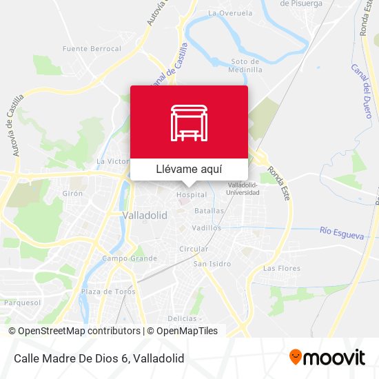 Mapa Calle Madre De Dios 6