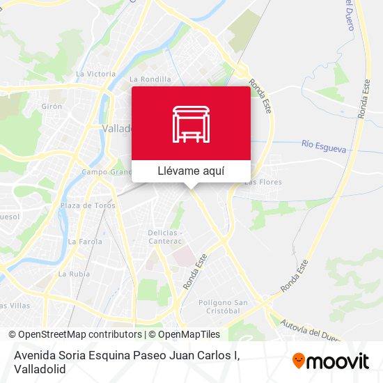 Mapa Avenida Soria Esquina Paseo Juan Carlos I