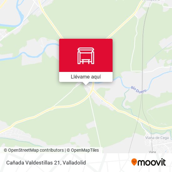 Mapa Cañada Valdestillas 21
