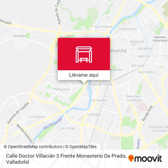 Mapa Calle Doctor Villacián 3 Frente Monasterio De Prado