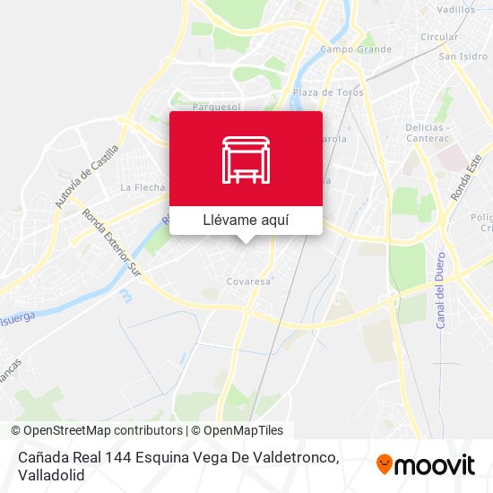 Mapa Cañada Real 144 Esquina Vega De Valdetronco
